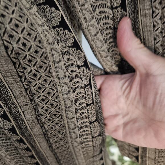 Vintage Two Potato Quilted Jacket Womens Medium Pockets Button Up Blazer Career - Picture 5 of 13